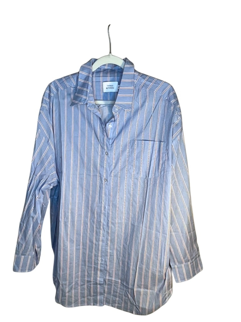 Things Between Striped Boyfriend Button Down